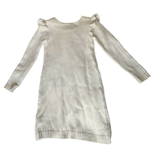 Girl’s Cotton Blend Cable Knit LS Dress, Sz: 6 - Picture 1 of 2